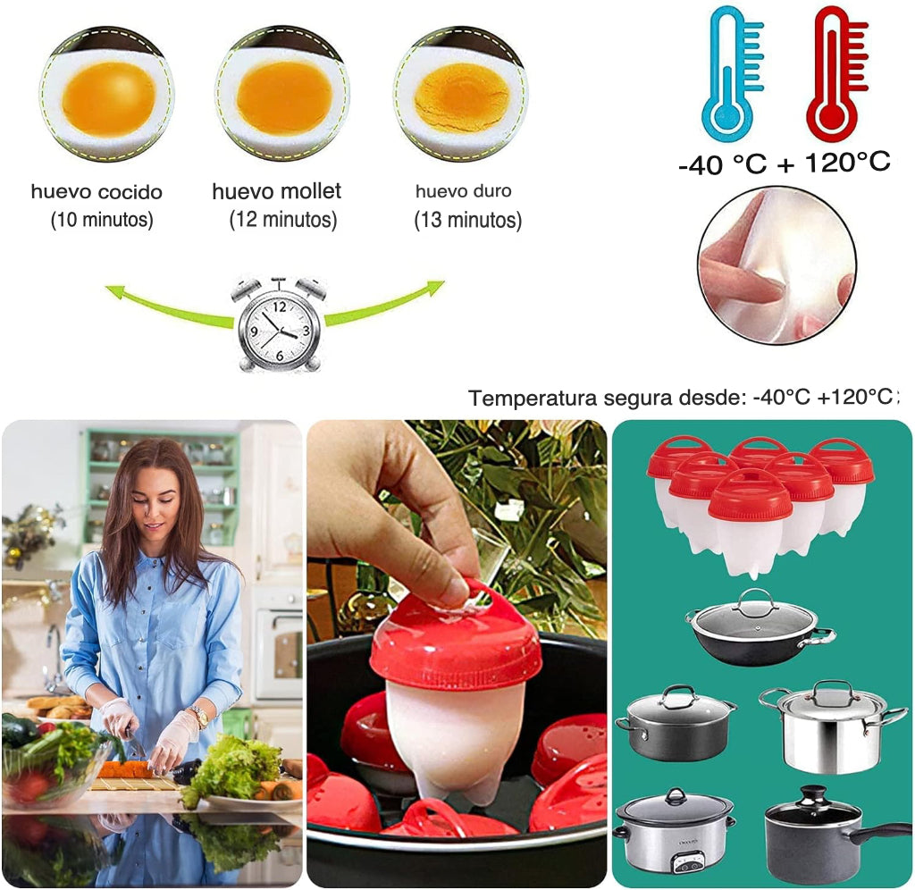 Egg™ - Set de tazas de siliconas